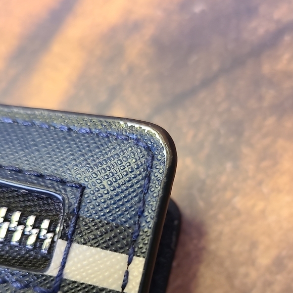 Kate Spade Blue and White Striped Wallet GUC - Picture 6 of 13